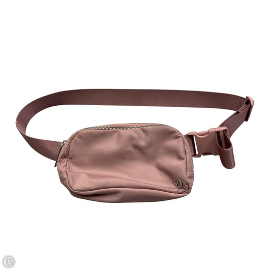 lululemon deco pink belt bag Belt Bag By Lululemon, Size: Small