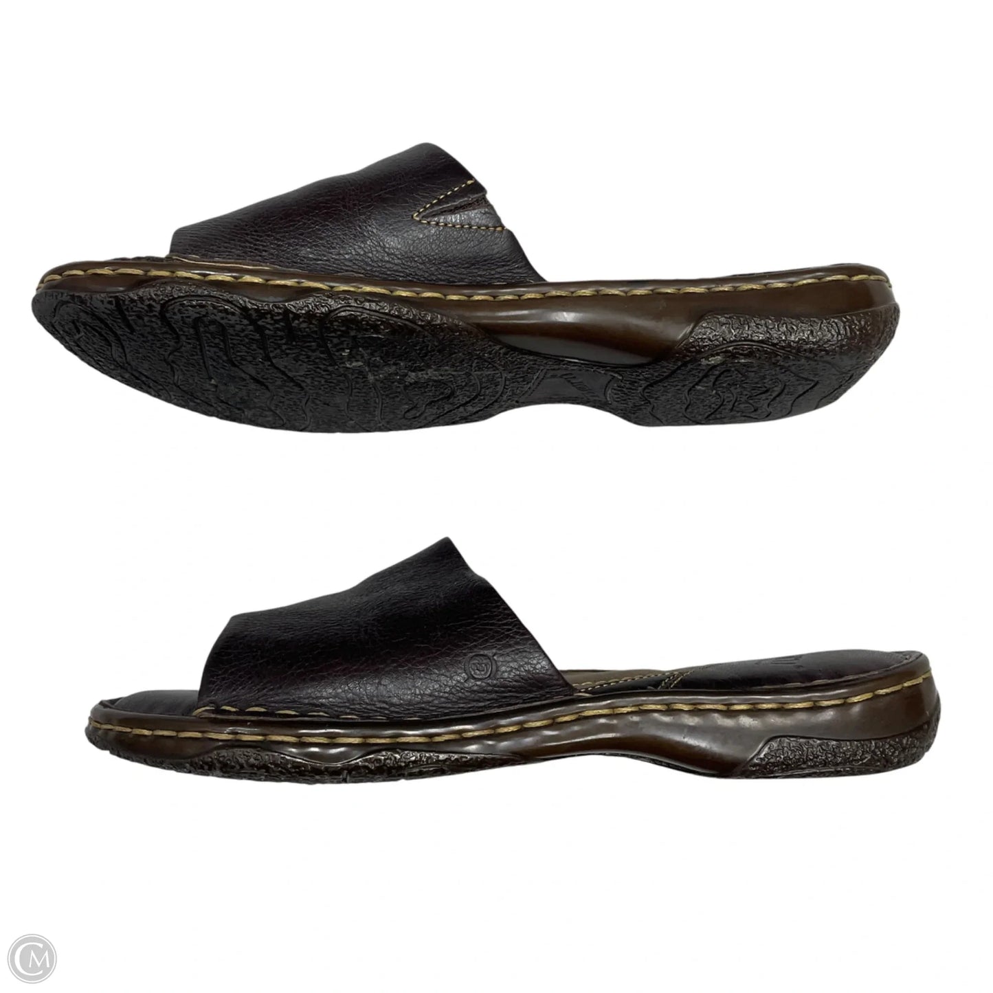 Sandals Flats By Born In Brown, Size: 7