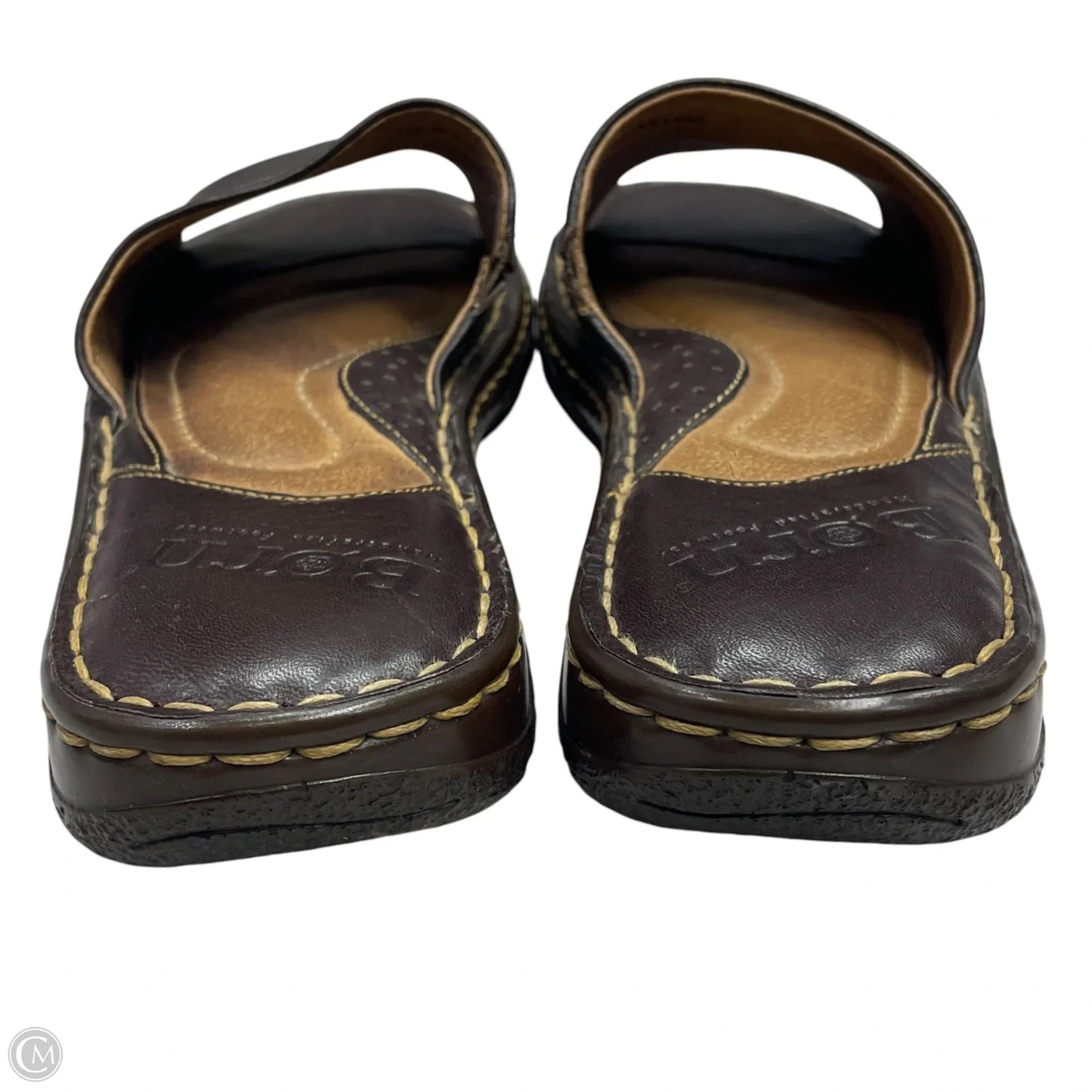 Sandals Flats By Born In Brown, Size: 7