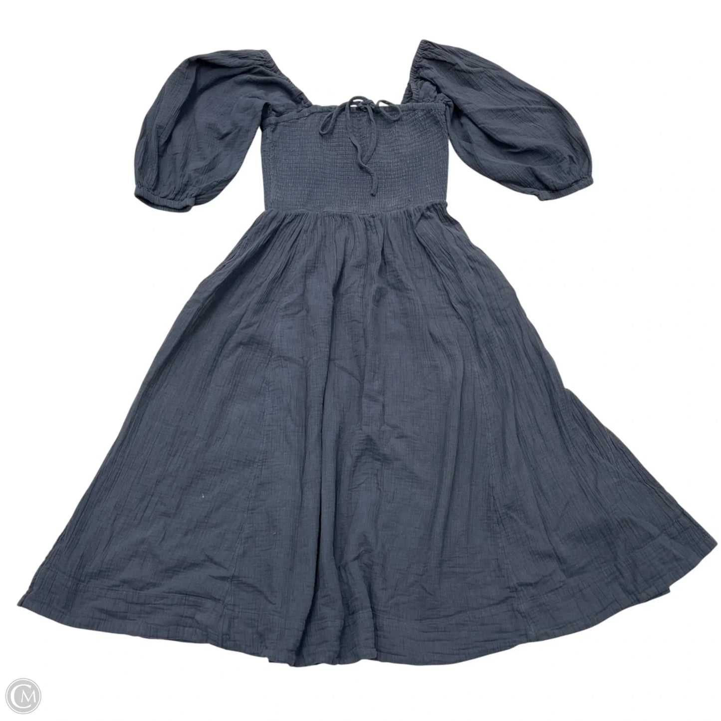 Dress Casual Maxi By Quince In Navy, Size: M