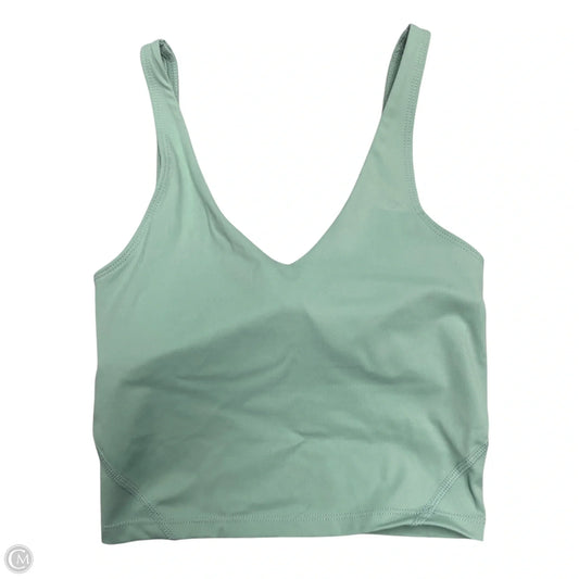 Athletic Bra By Lululemon In Green, Size: Xs