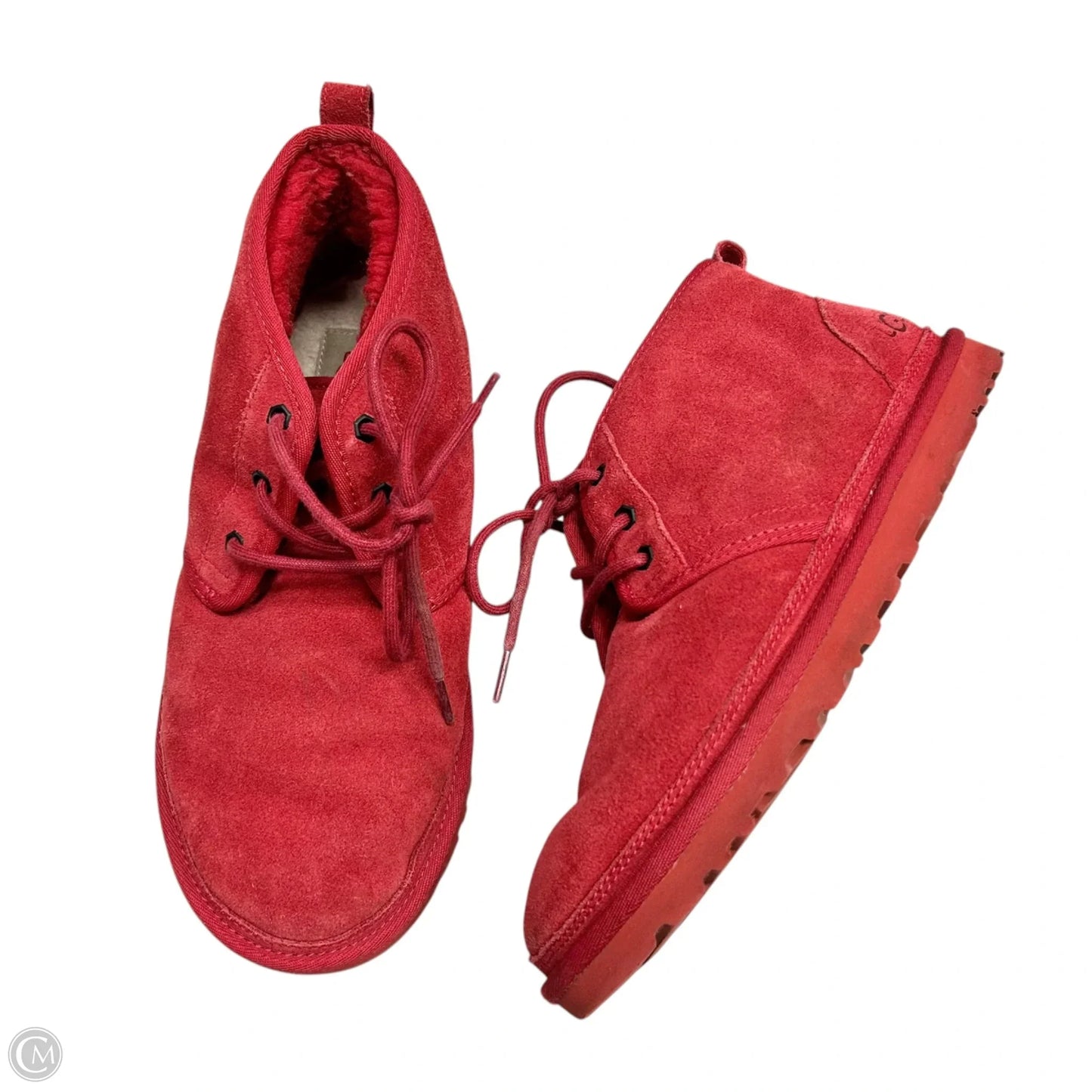 Boots Designer By Ugg In Red, Size: 11
