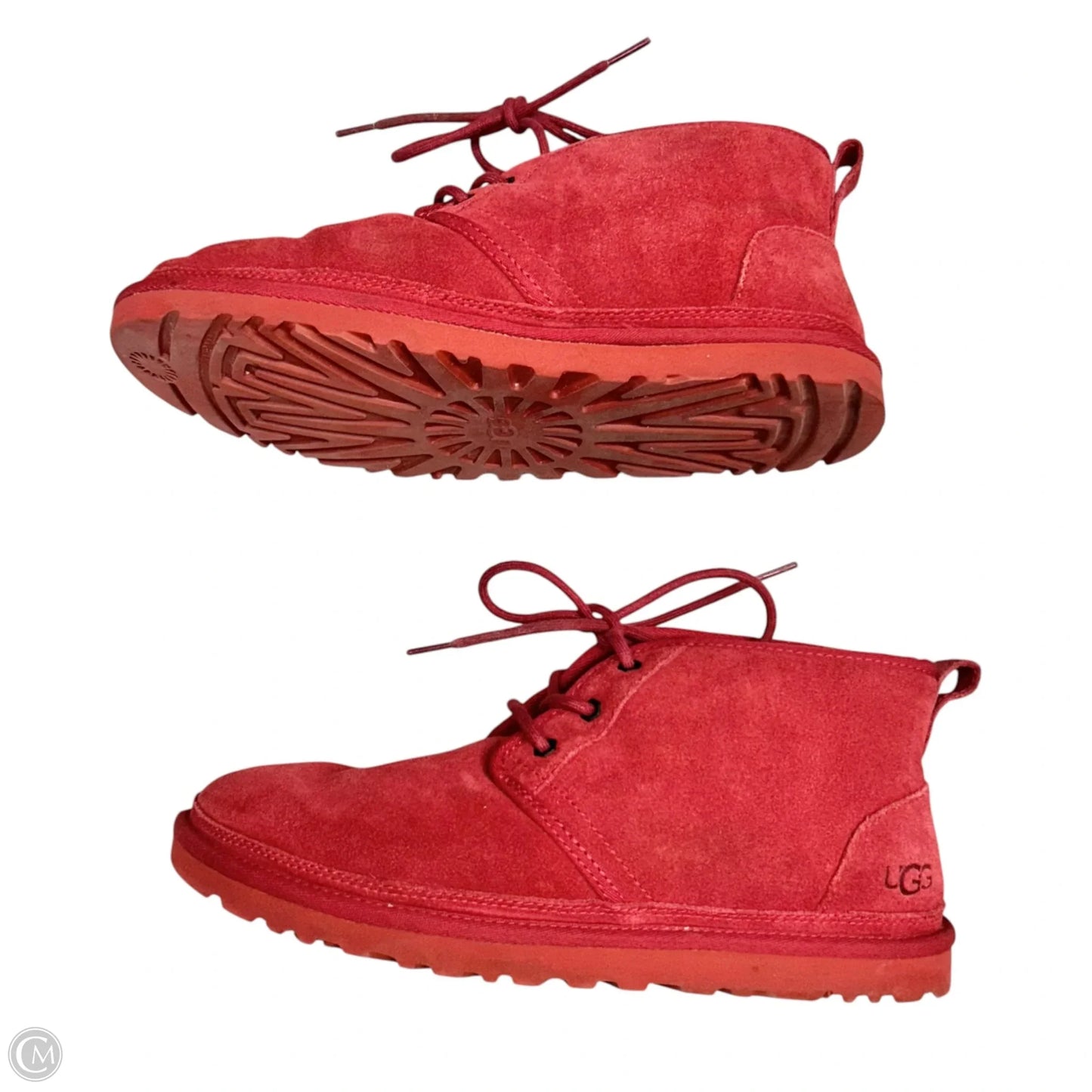 Boots Designer By Ugg In Red, Size: 11