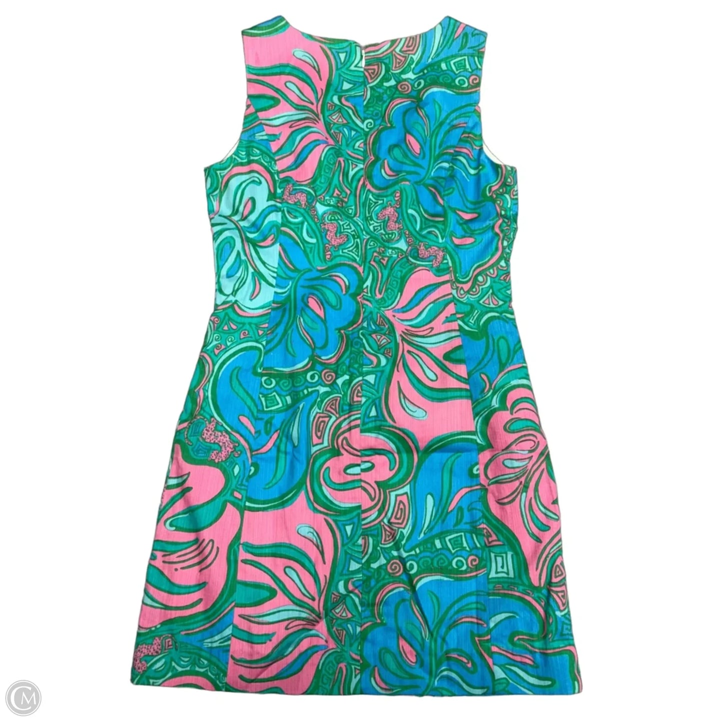 Dress Designer By Lilly Pulitzer In Blue & Pink, Size: S