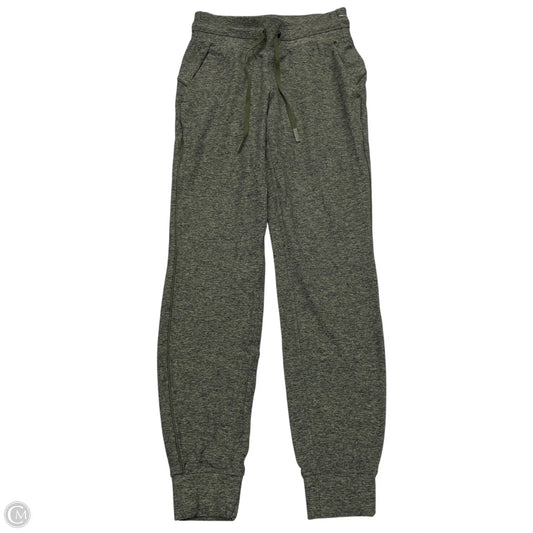 Athletic Pants By Lululemon In Black & Green, Size: S