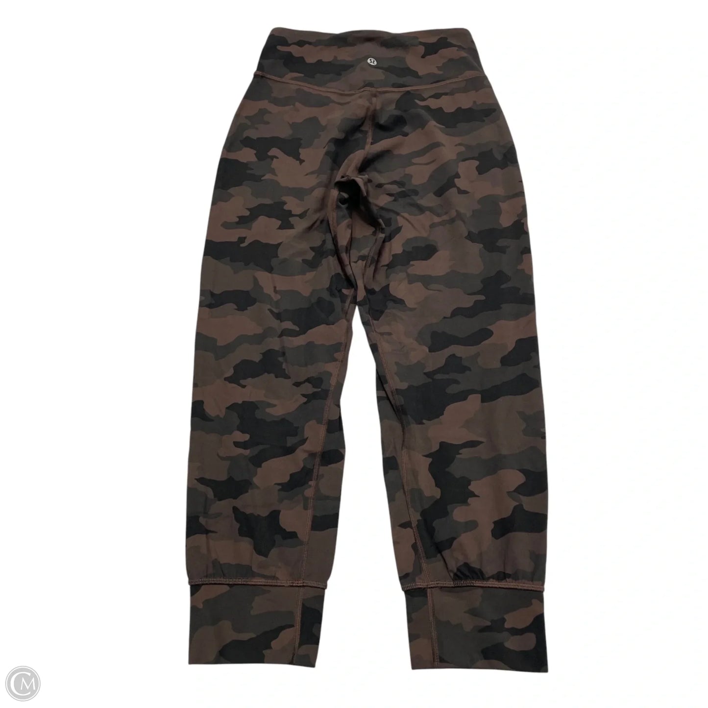 Athletic Pants By Lululemon In Black & Brown, Size: S