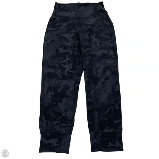 Athletic Pants By Lululemon In Black & Grey, Size: S