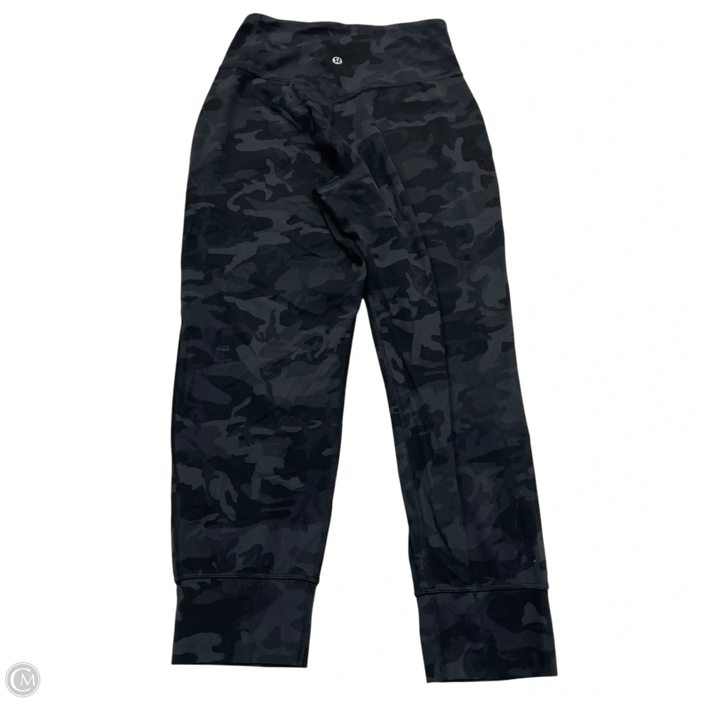 Athletic Pants By Lululemon In Black & Grey, Size: S