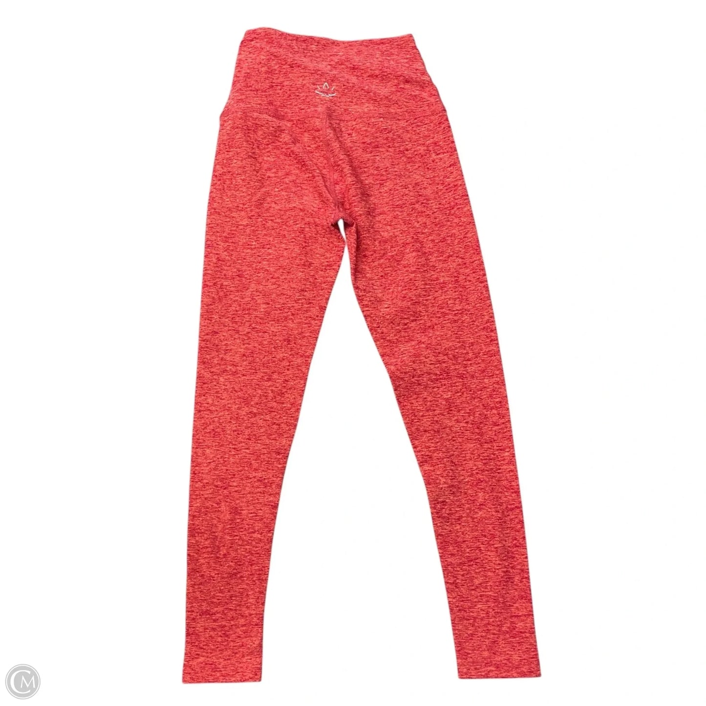 Athletic Leggings By Beyond Yoga In Pink & Red, Size: L
