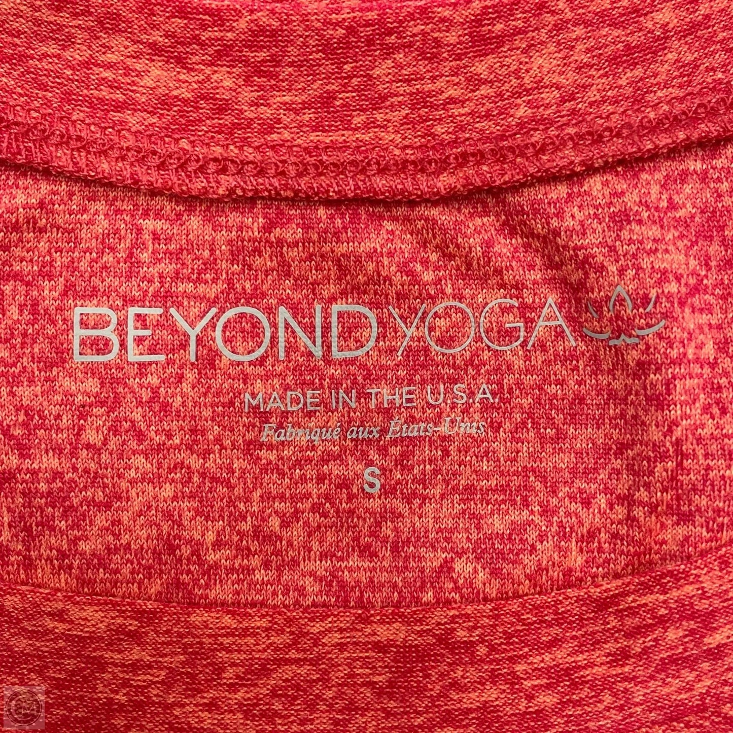Athletic Tank Top By Beyond Yoga In Pink & Red, Size: S