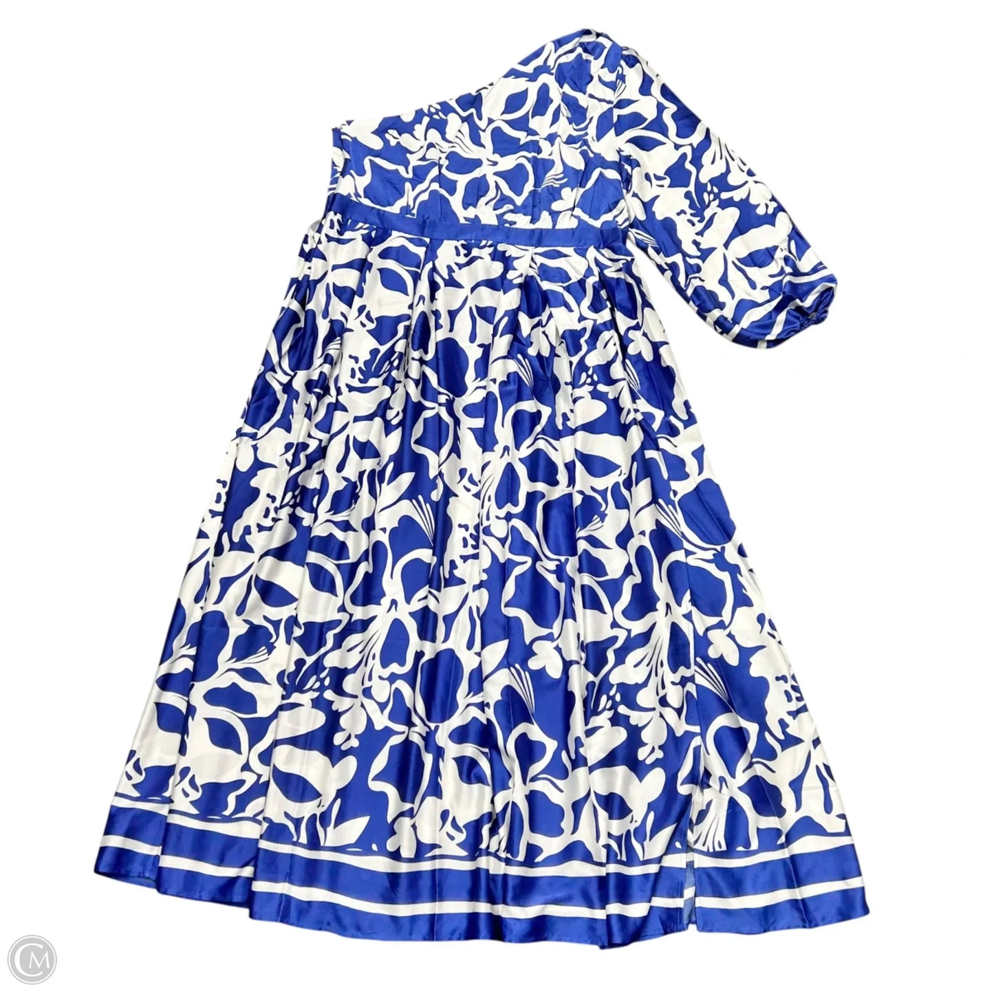 Dress Casual Maxi By Fashion Nova In Blue & White, Size: 3x