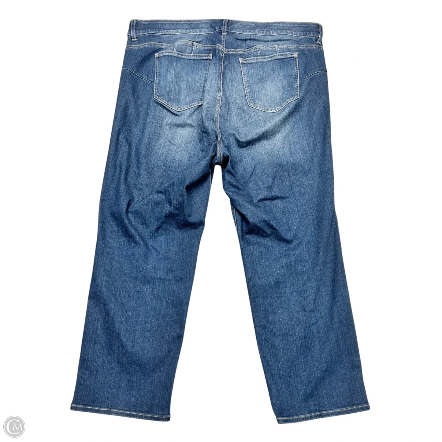 Jeans Straight By Torrid In Blue Denim, Size: 22s
