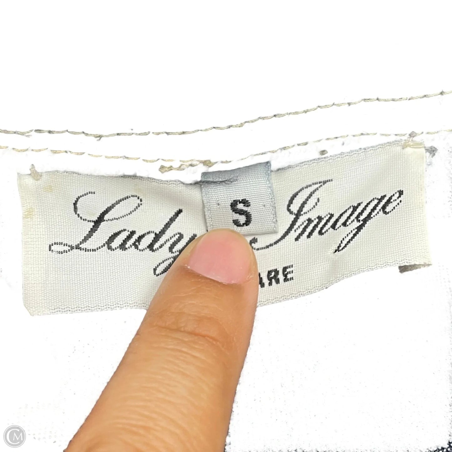 Jacket Denim By Ladys Image In Blue Denim, Size: S