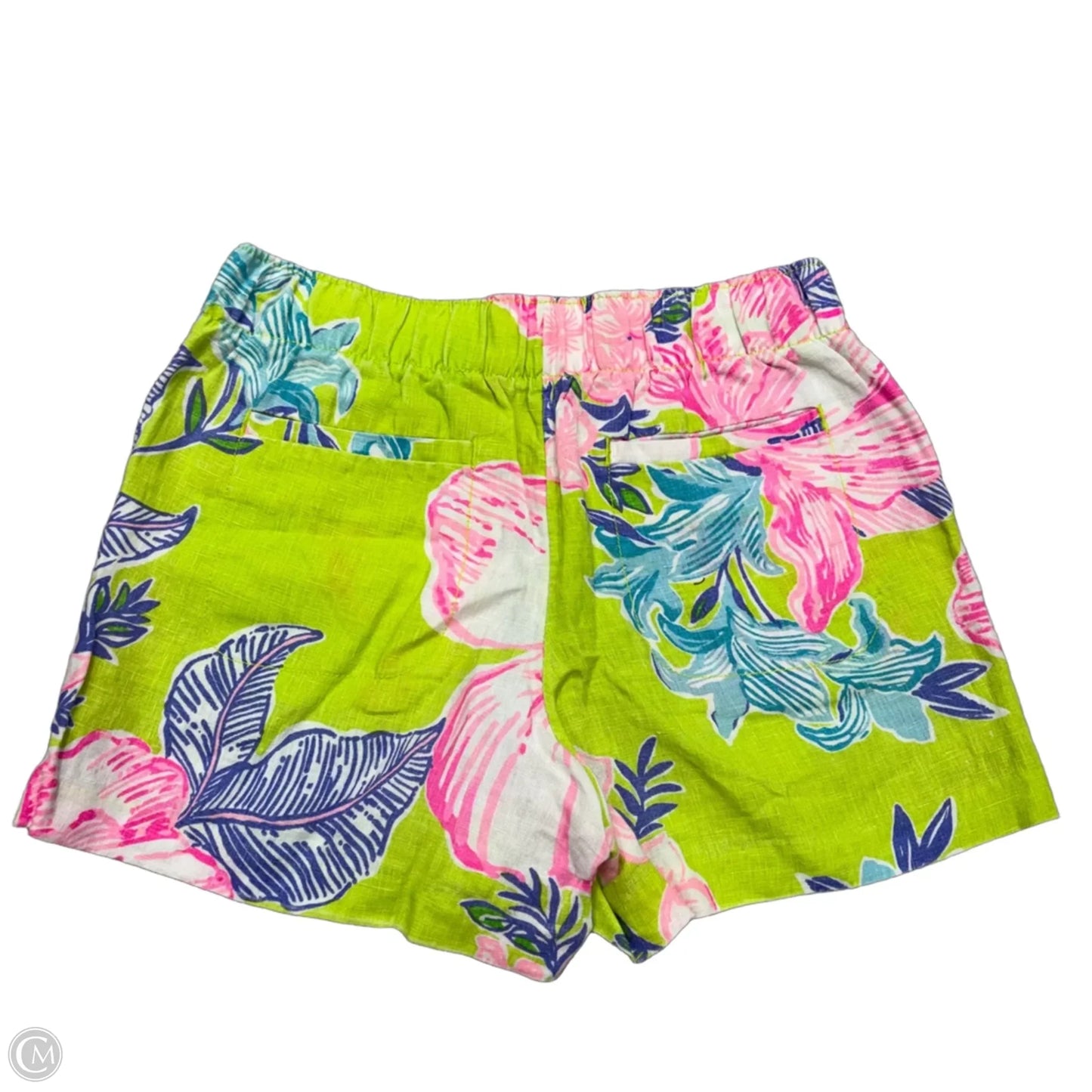 Shorts Designer By Lilly Pulitzer In Green & Pink, Size: S
