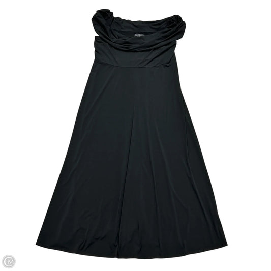 Dress Party Long By Eloquii In Black, Size: Xl