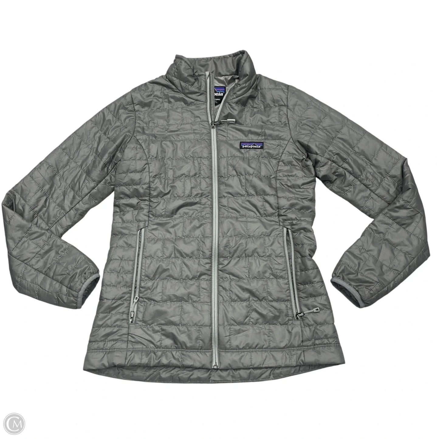 Athletic Jacket By Patagonia In Grey, Size: Xs