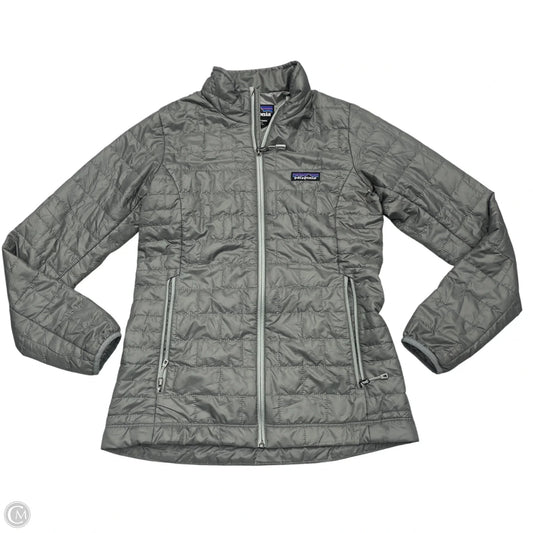 Athletic Jacket By Patagonia In Grey, Size: Xs