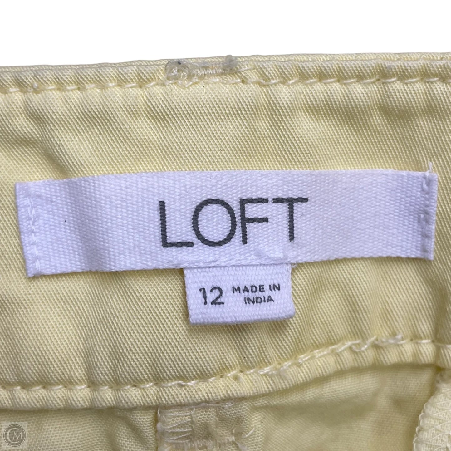Jacket Shirt By Gap In Yellow, Size: Xl