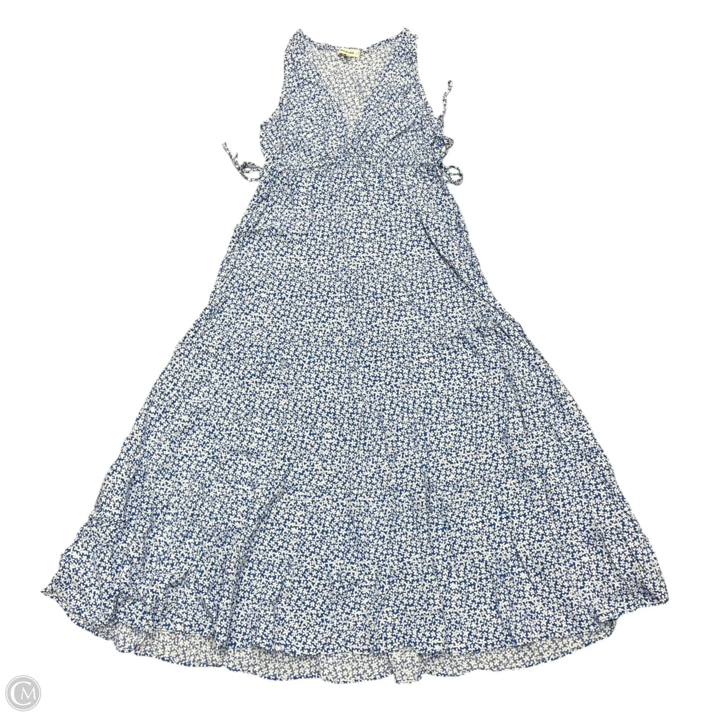 Dress Casual Maxi By Max Studio In Blue & White, Size: S
