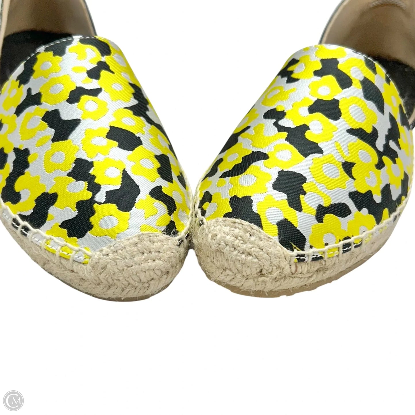 Shoes Luxury Designer By Jimmy Choo In Black & Yellow, Size: 6.5