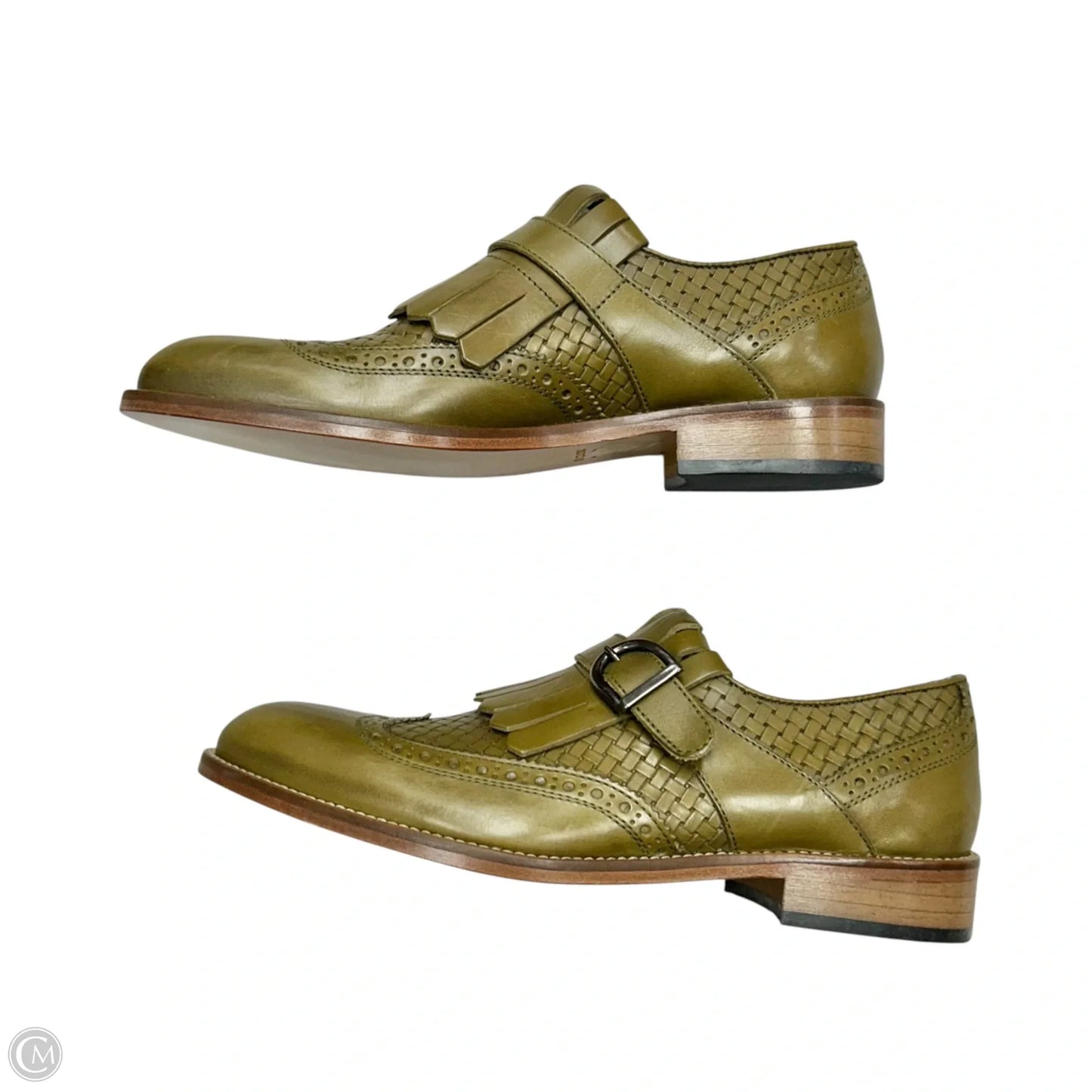 Shoes Flats By Leonardo Principi In Green, Size: 5.5