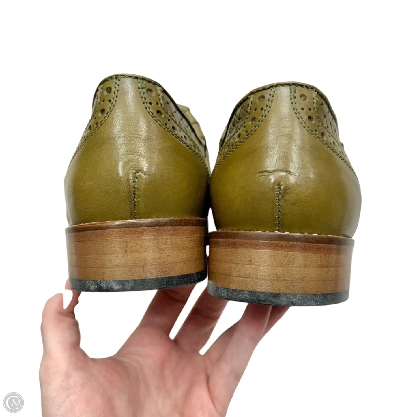 Shoes Flats By Leonardo Principi In Green, Size: 5.5