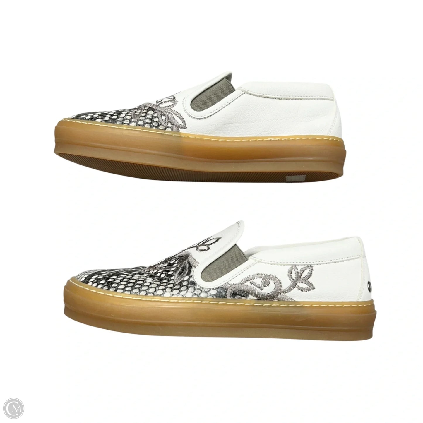Shoes Sneakers By Agl In Snakeskin Print, Size: 6.5