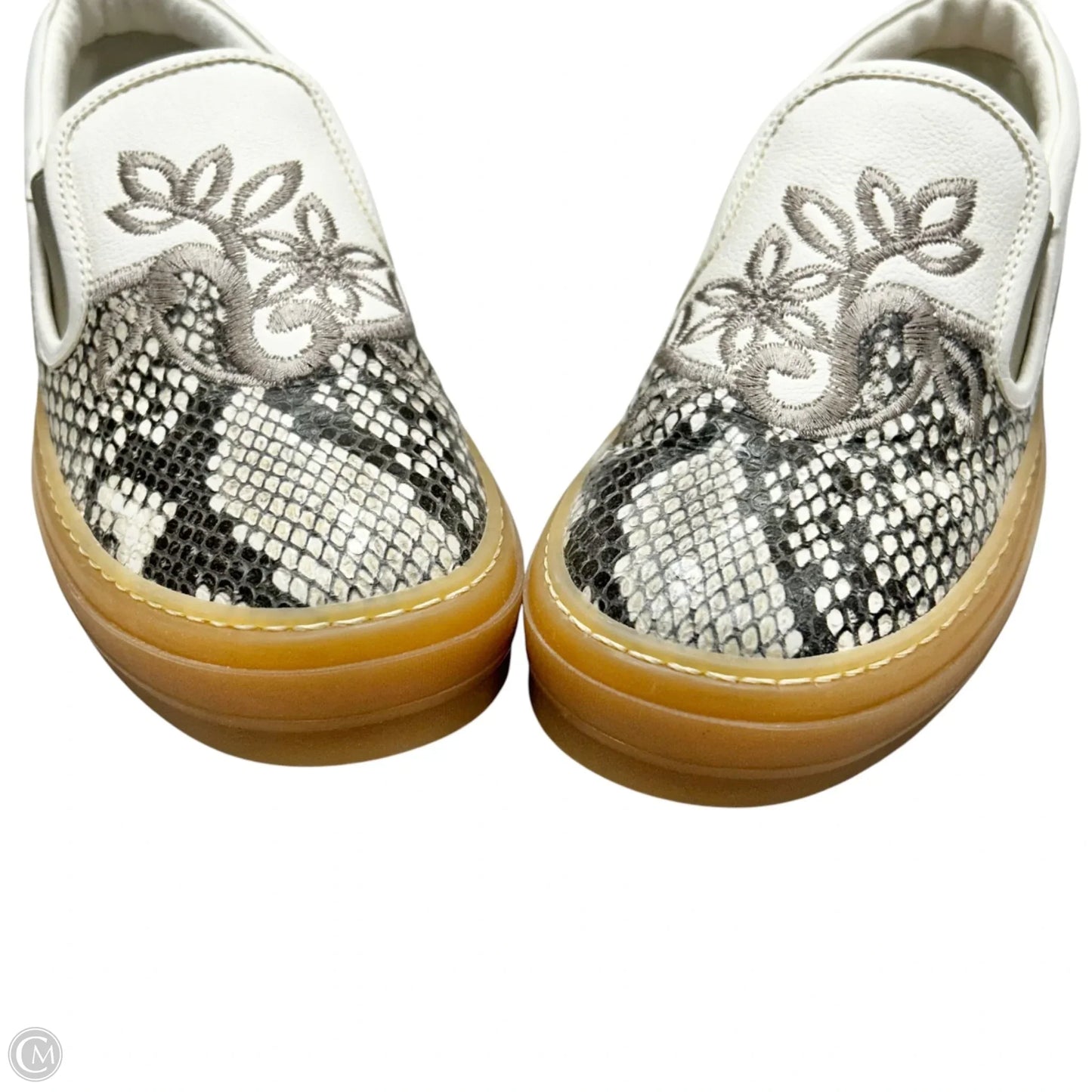 Shoes Sneakers By Agl In Snakeskin Print, Size: 6.5