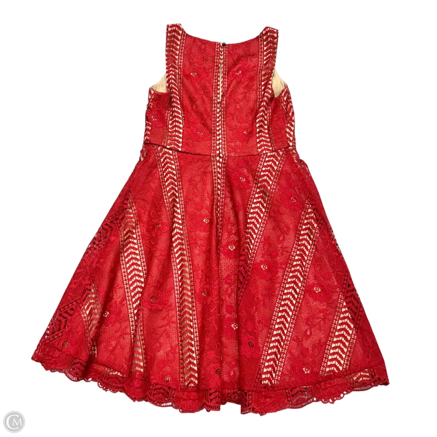 Dress Party Short By Anthropologie In Red, Size: M