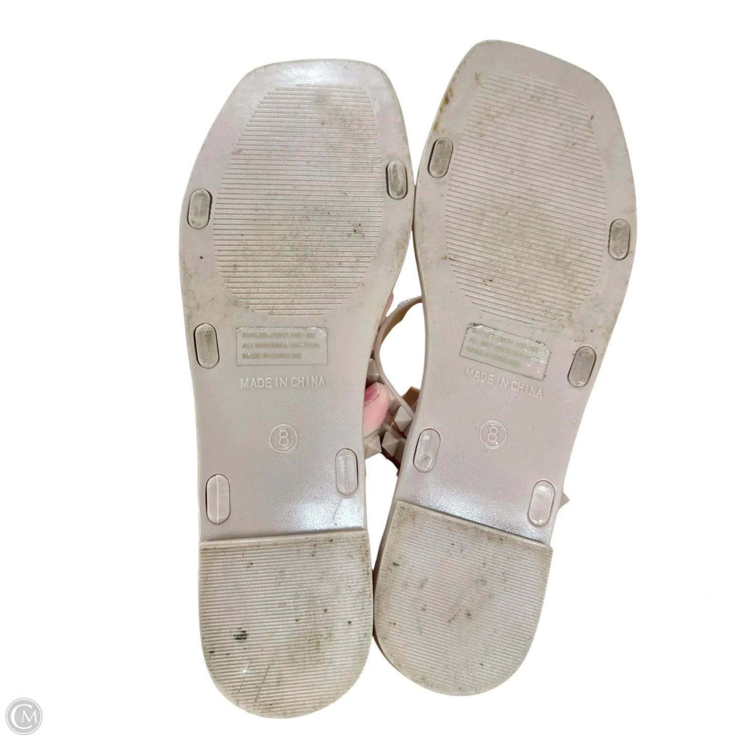 Sandals Flats By Steve Madden In Beige, Size: 8