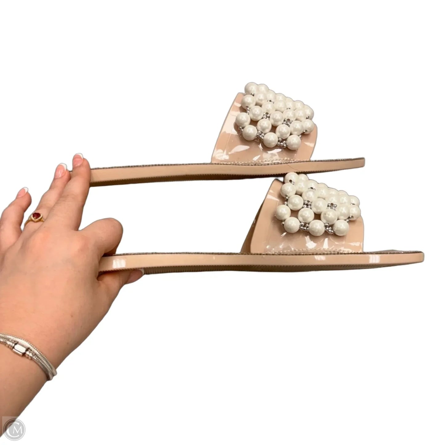 Sandals Flats By Kelly And Katie In White, Size: 10