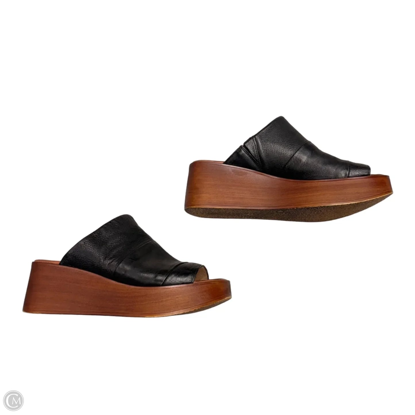 Sandals Heels Platform By Miz Mooz In Black, Size: 9.5