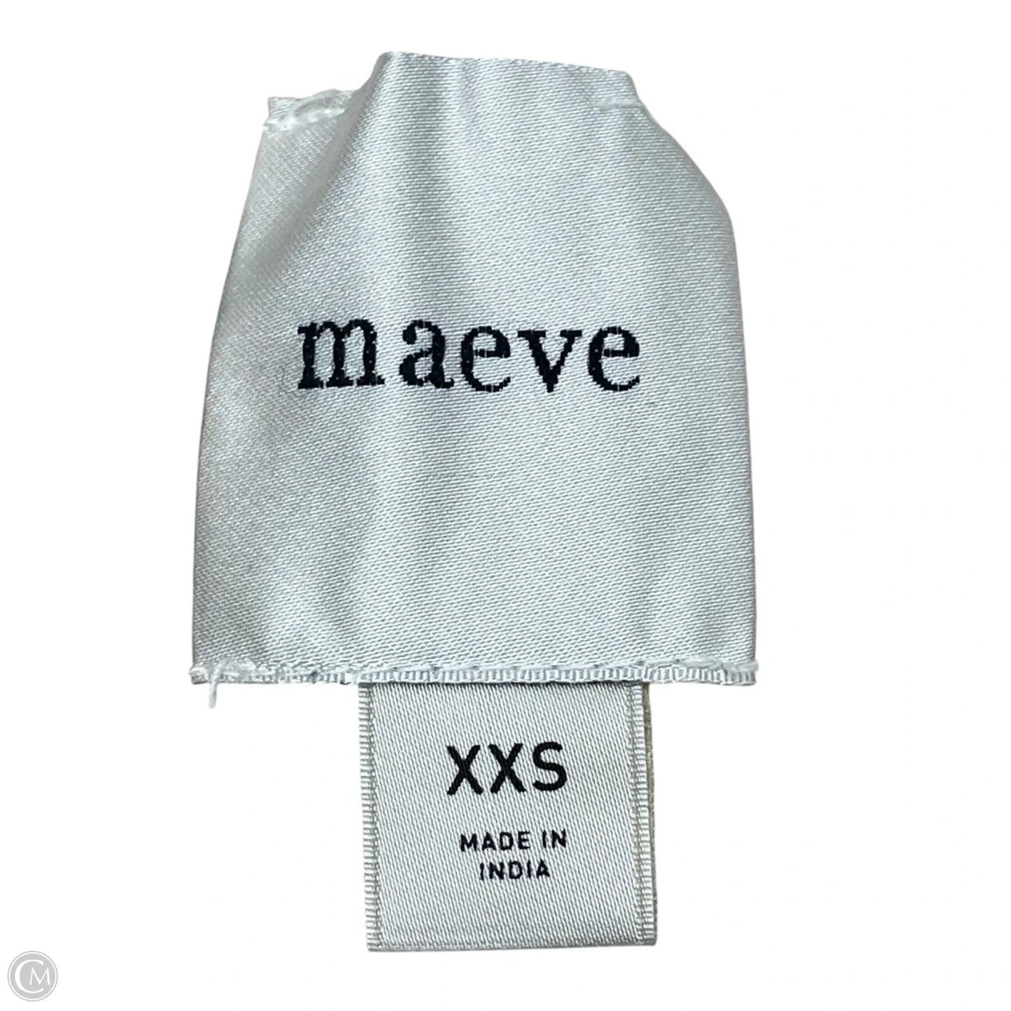 Top Short Sleeve By Maeve In Red & White, Size: Xxs