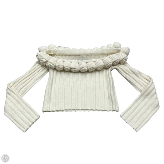 Sweater By Stile In Cream, Size: M
