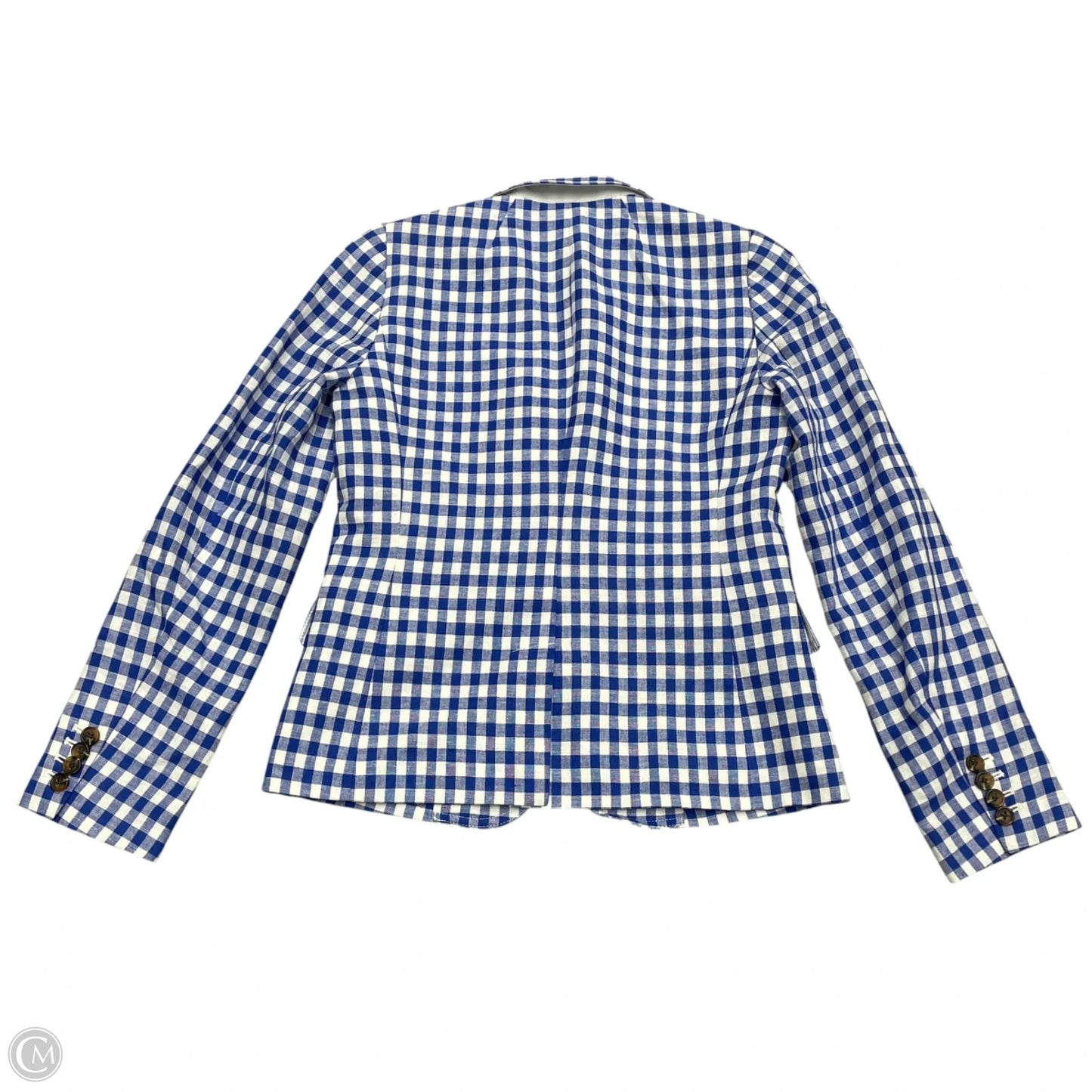 Blazer By J. Crew In Blue & White, Size: S