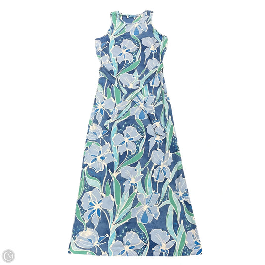 Dress Casual Maxi By J Mclaughlin In Blue & White, Size: S