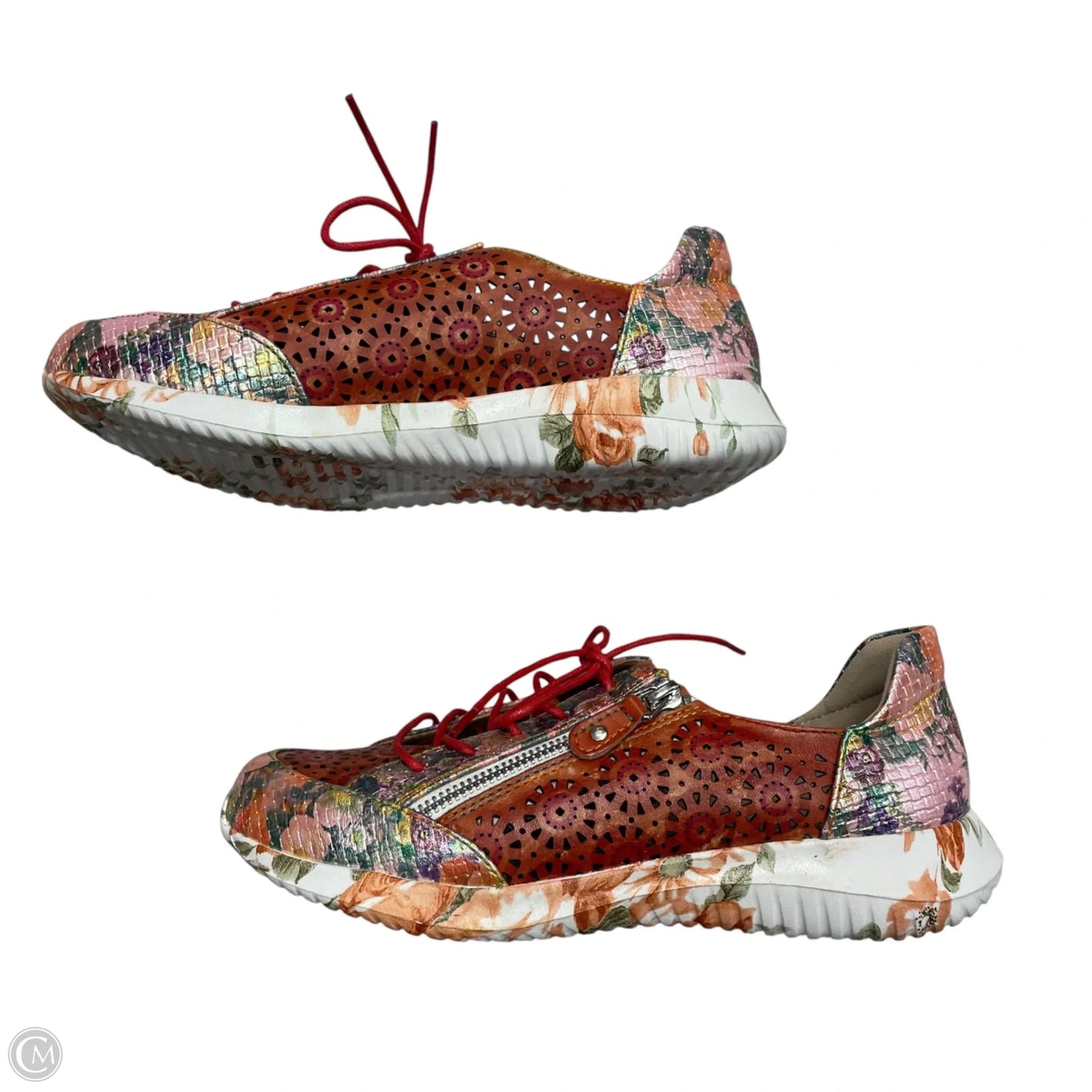Shoes Sneakers By Spring Step In Orange, Size: 7.5