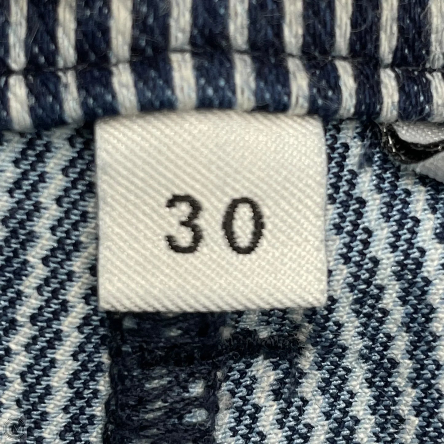 Jeans Wide Leg By Nic + Zoe In Blue & White, Size: 10