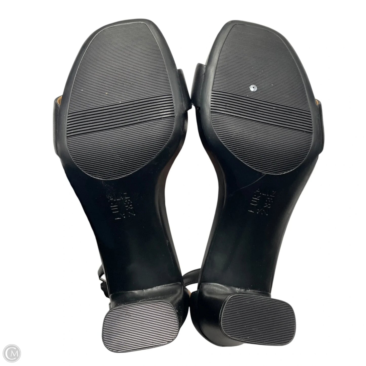 Sandals Heels Block By Naturalizer In Black, Size: 9.5