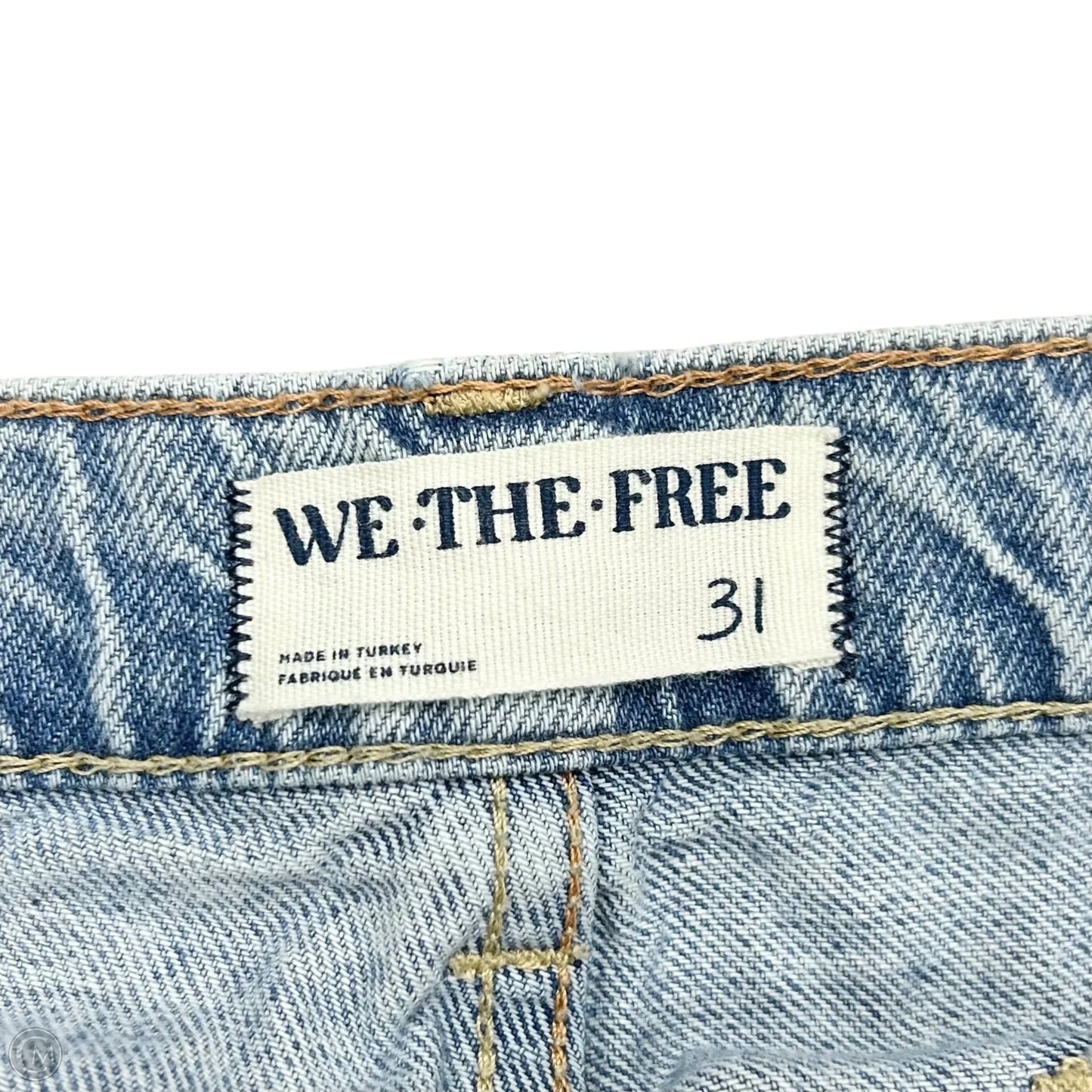Jeans Boyfriend By We The Free In Blue Denim, Size: 12