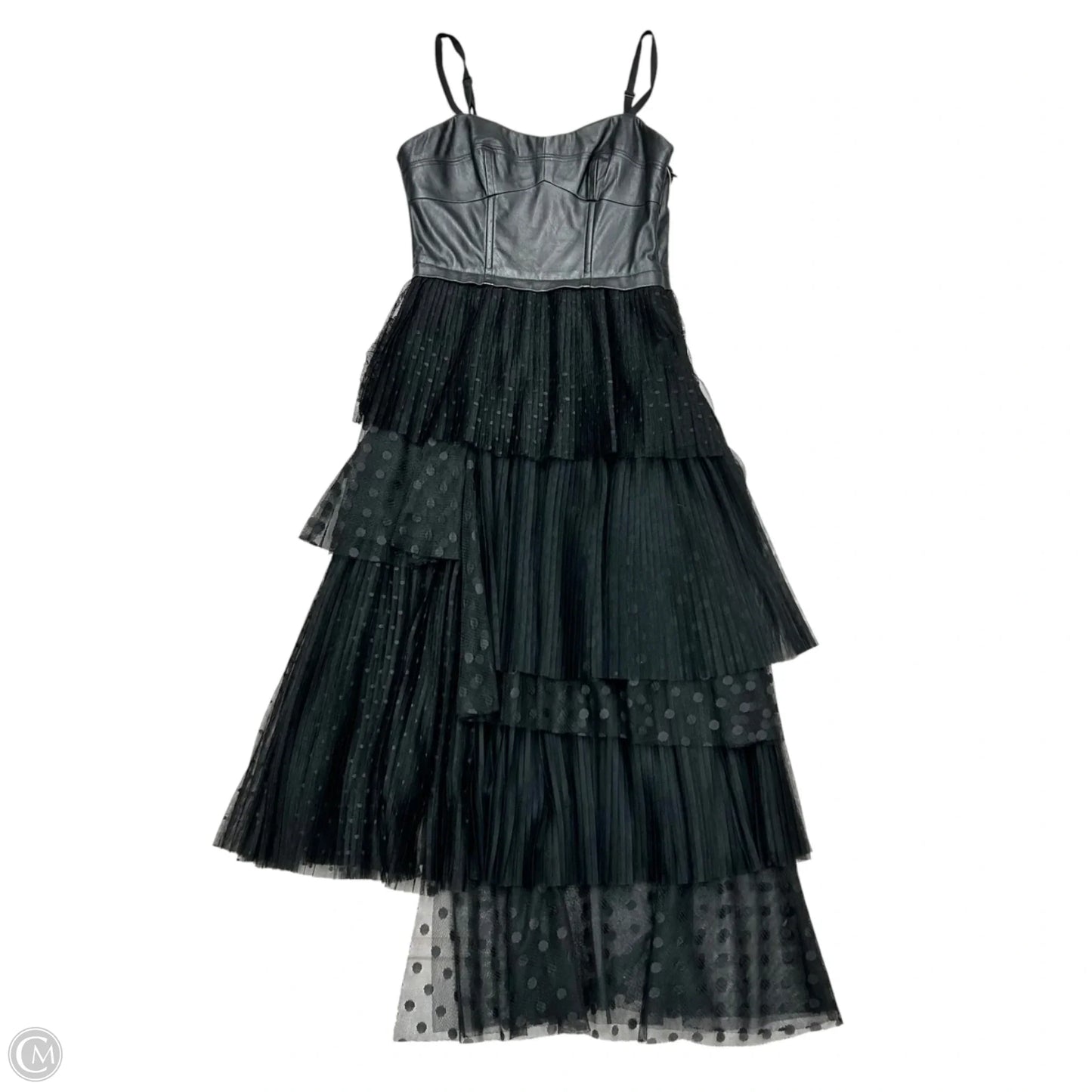 Dress Casual Maxi By Bcbgmaxazria In Black, Size: S