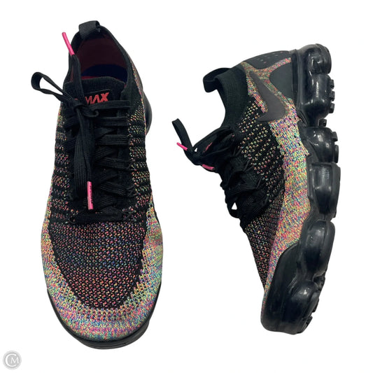 Shoes Athletic By Nike In Rainbow Print, Size: 9.5