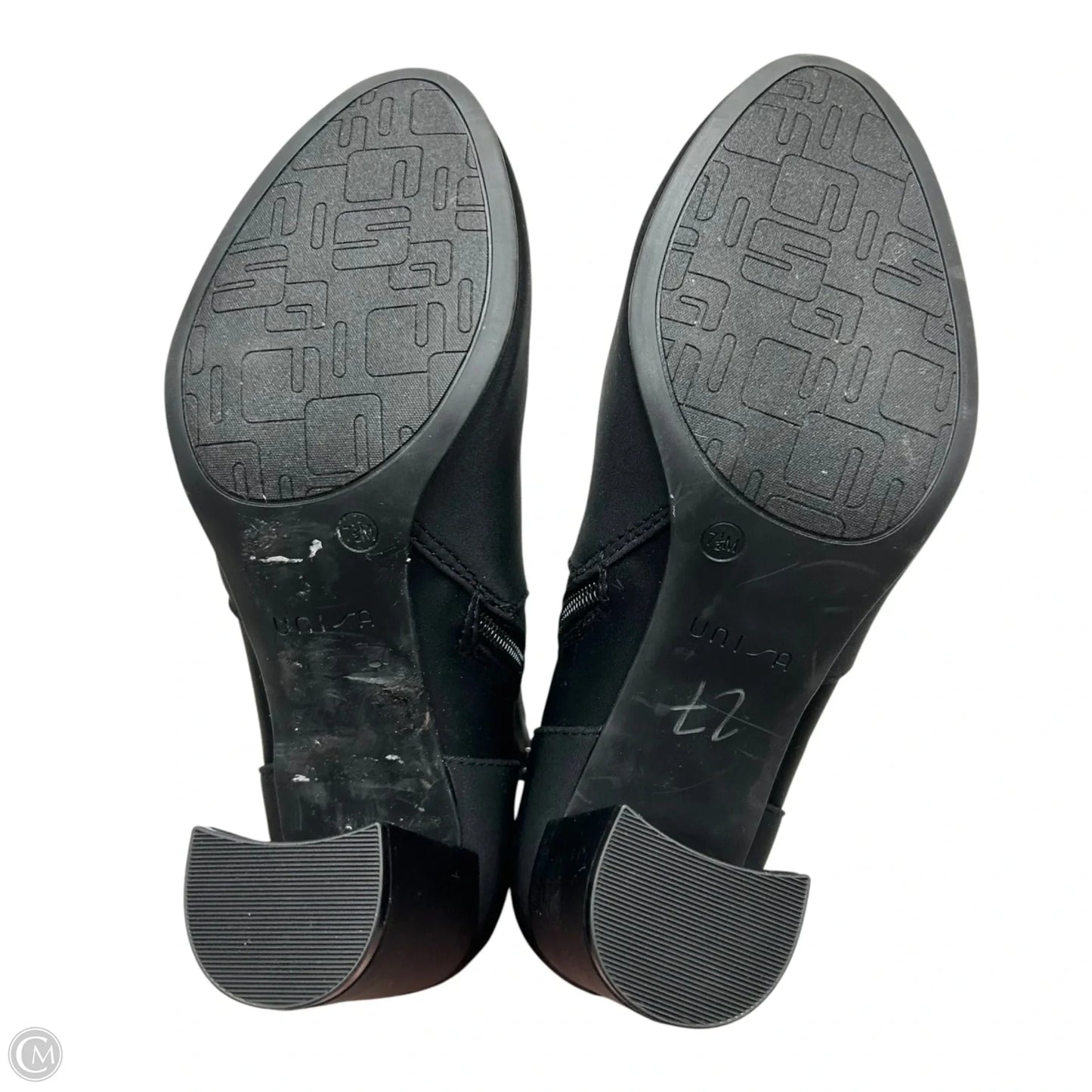 Boots Ankle Heels By Unisa In Black, Size: 7.5