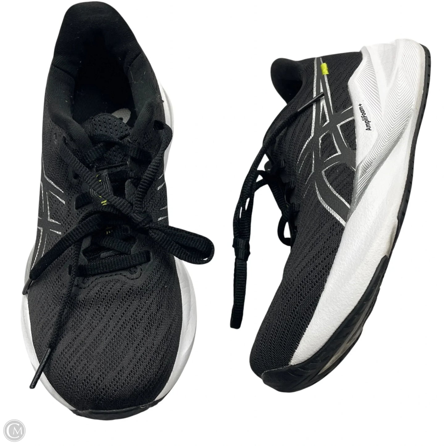 Shoes Athletic By Asics In Black & White, Size: 6