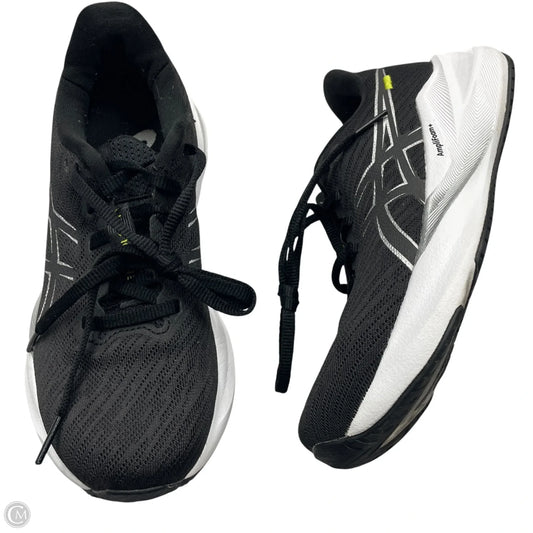 Shoes Athletic By Asics In Black & White, Size: 6