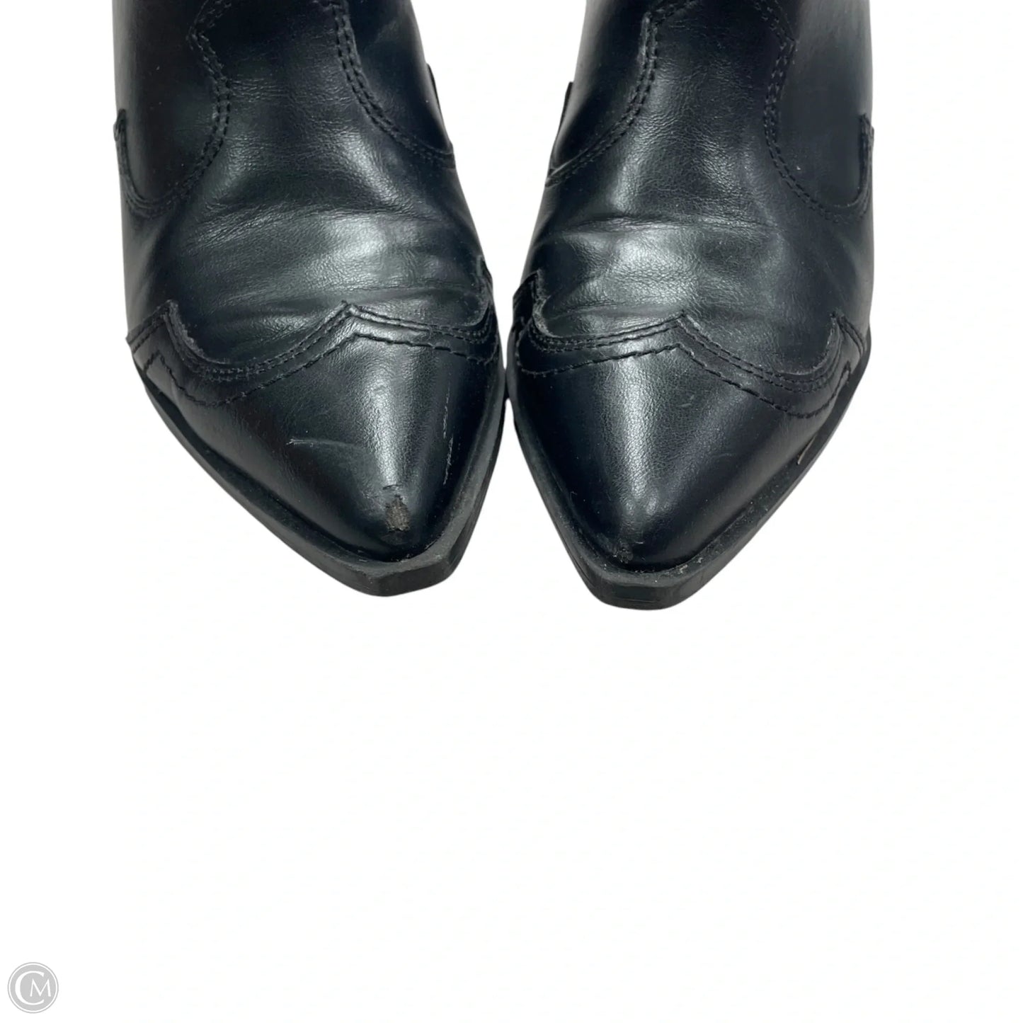 Boots Ankle Heels By Madden Girl In Black, Size: 6