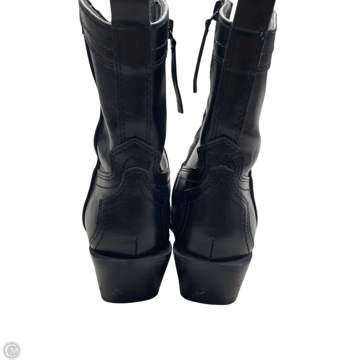 Boots Ankle Heels By Madden Girl In Black, Size: 6