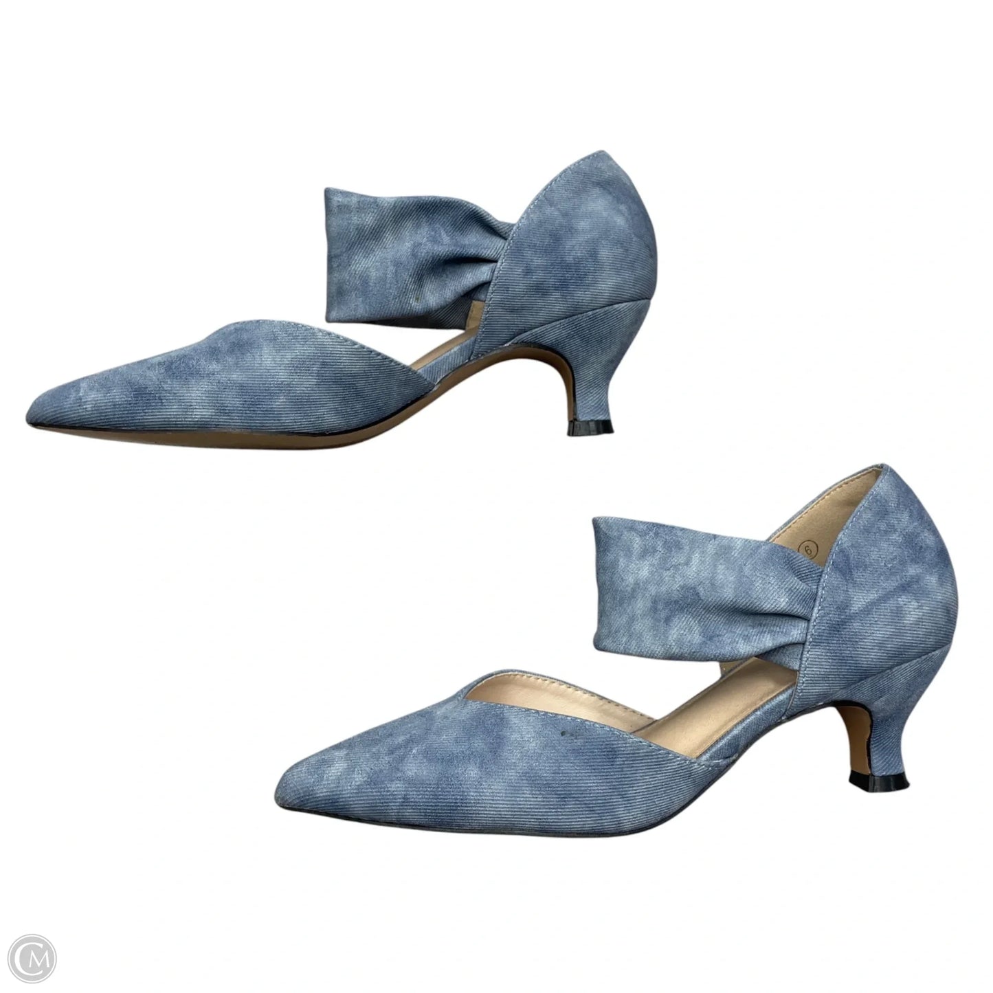Shoes Heels Kitten In Blue, Size: 6