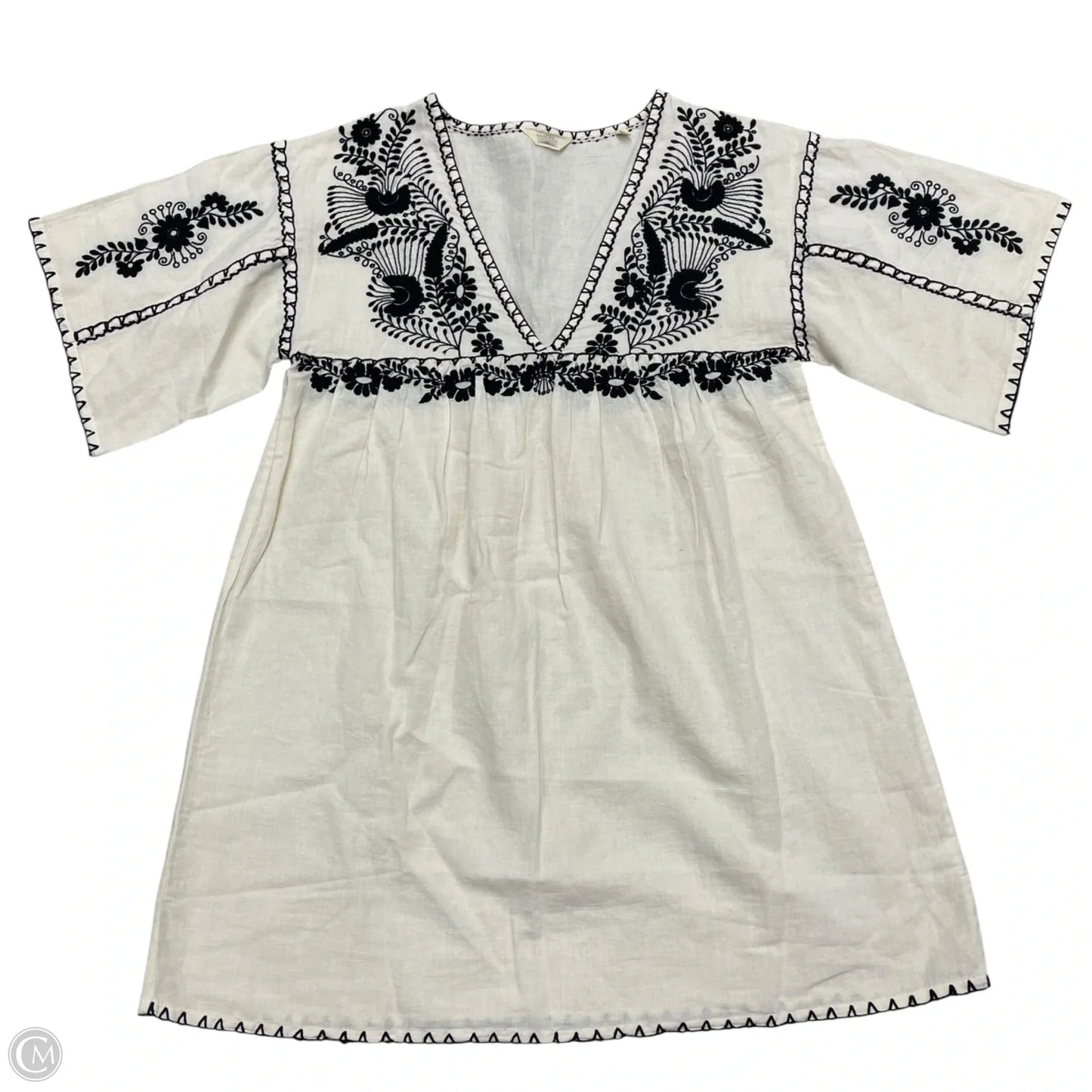 Dress Casual Short By Faherty In Black & Cream, Size: Xs