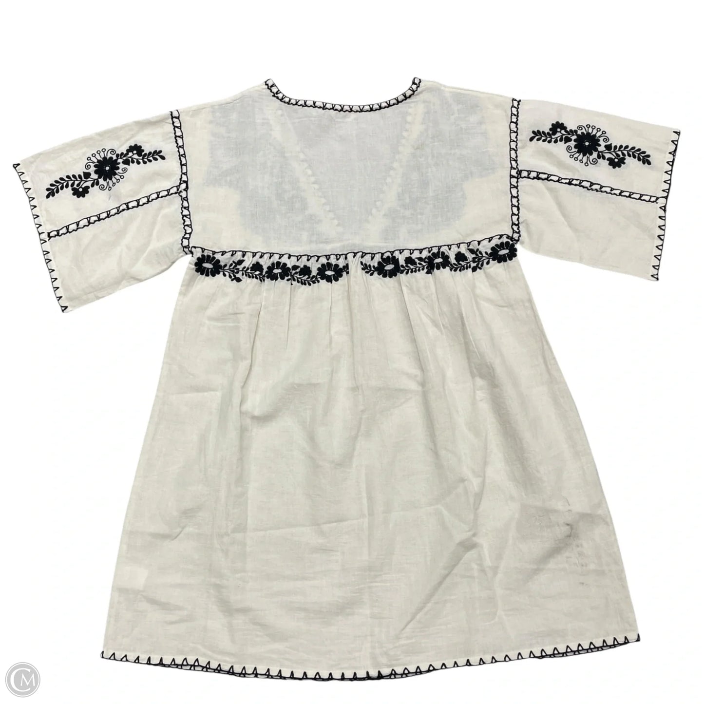 Dress Casual Short By Faherty In Black & Cream, Size: Xs